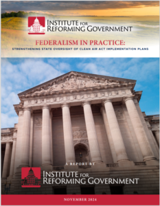 The approval process for Clean Air Act regulations gives unelected bureaucrats control with no opportunity for oversight by the Legislature.