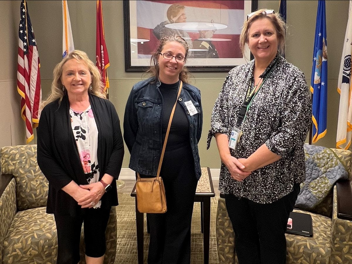 Wisconsin State Sen. Rachael Cabral-Guevara visited King Veterans Home.