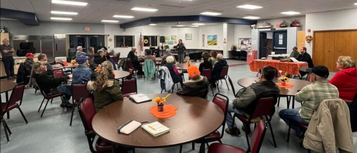 Wisconsin State Sen. Rachael Cabral-Guevara spoke to the Wolf River Area Patriots, providing a legislative update and town hall in New London.