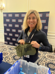 Wisconsin Congressman Tony Wied and his wife Angela participated in a USO Care Package Assembly Service Project., helping assemble care packages for service members deploying or currently deployed.