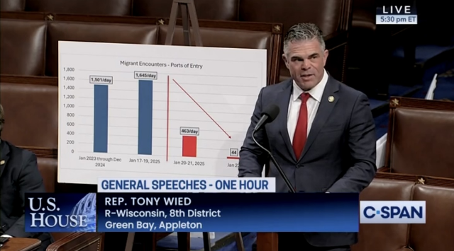 Wisconsin Congressman Tony Wied joined his fellow freshman members of the Republican Conference to address the issue of illegal immigration.