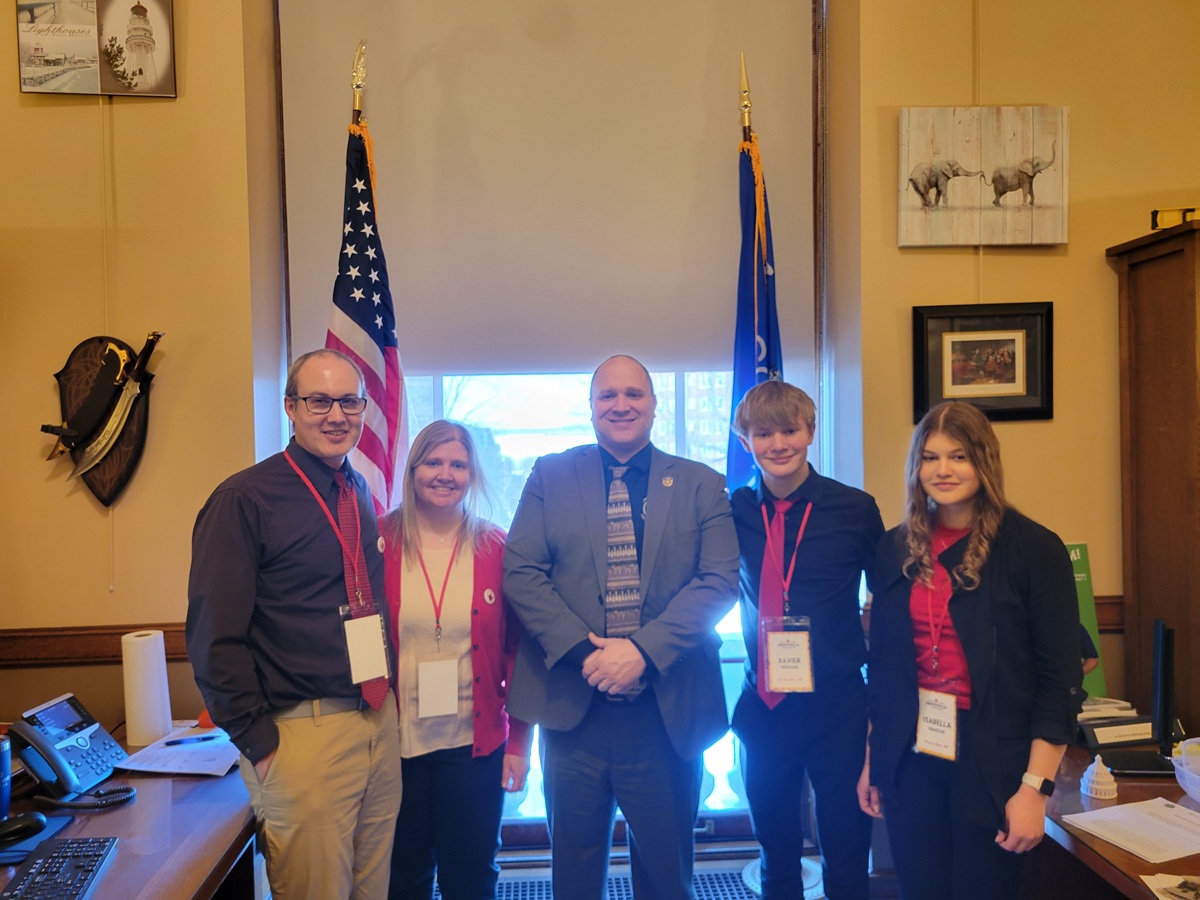 The Great Lakes Hemophilia Foundation stopped in to the office of Wisconsin State Rep. Shae Sortwell to discuss the important issues affecting the bleeding disorders community of Wisconsin. 