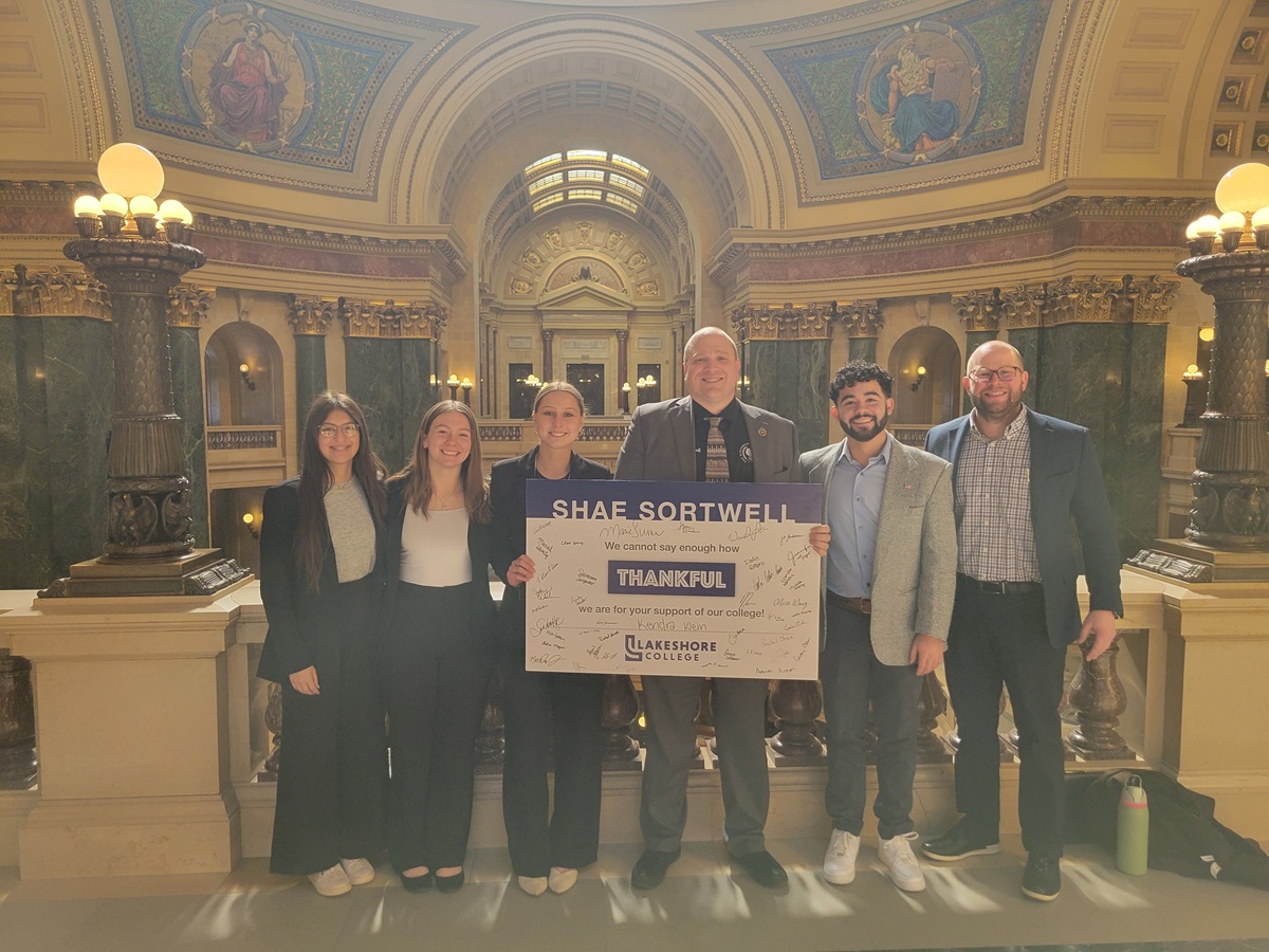 Student leaders from Lakeshore College stopped by the office of Wisconsin State Rep. Shae Sortwell to discuss key issues impacting education and the workforce.