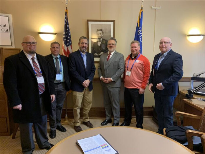 Wisconsin State Rep. Dave Murphy had several meetings with visitors to his Madison office.