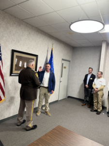 Wisconsin Congressman Tony Wied welcomed friends and neighbors from across Wisconsin's 8th Congressional District to his district office in De Pere for a ceremonial swearing-in ceremony.