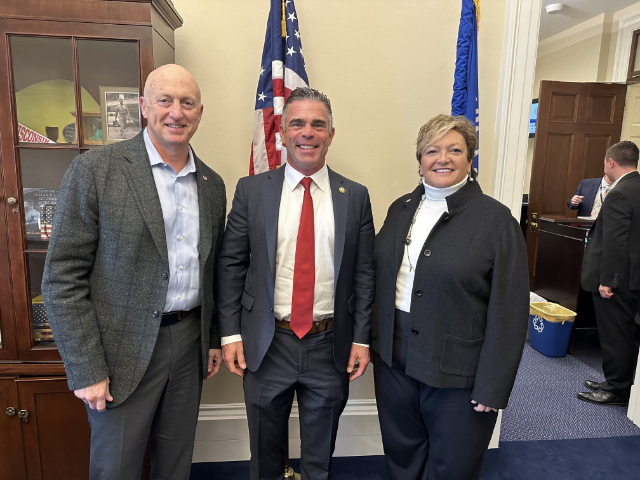 Wisconsin Congressman Tony Wied met with members of Wisconsin Manufacturers and Commerce (WMC) at his office in Washington, DC.