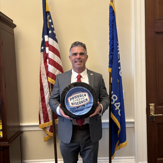 Wisconsin dairy farmers make some of the best cheese in the world and Congressman Tony Wied is proud to support the Curd Act to ensure there is greater transparency in the dairy industry. 