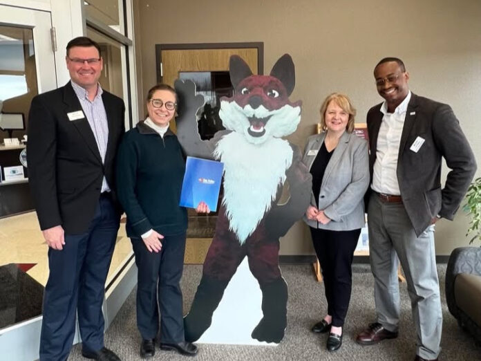 Wisconsin State Sen. Rachael Cabral-Guevara met with staff at the Fox Valley Technical College and toured the Waupaca campus.