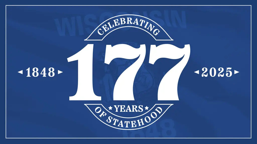 On May 29, 177 years ago, Wisconsin was officially granted statehood as the 30th state.