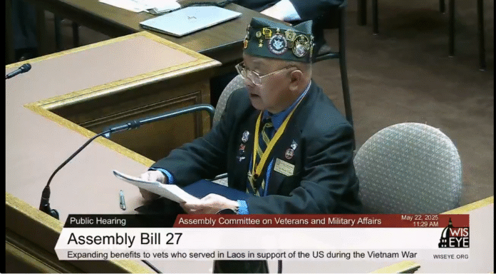 AB 27 would expand the state definition of “veteran” in Wisconsin statutes to include Hmong individuals who honorably served in Special Guerilla Units operating in Laos.