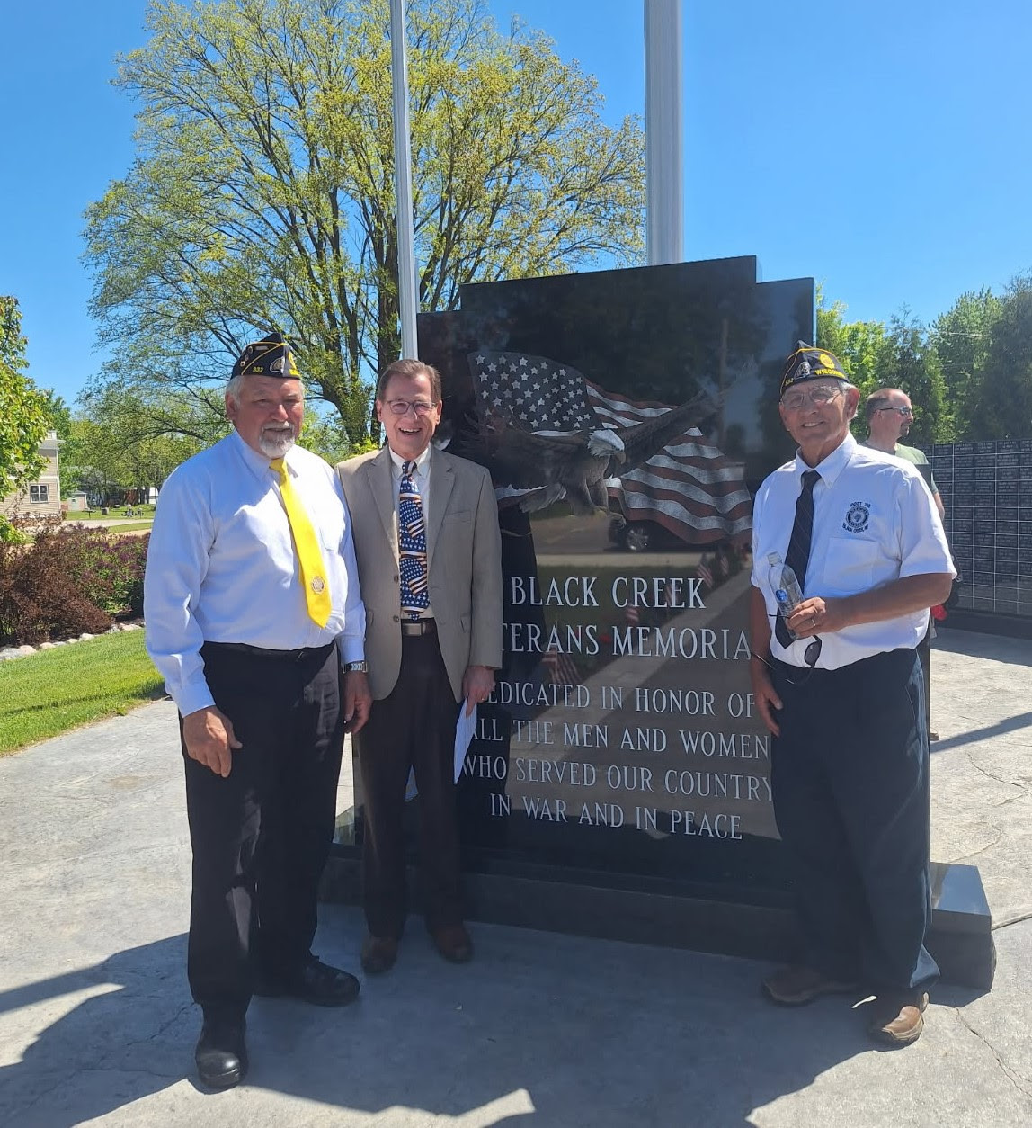 Wisconsin State Rep. Dave Murphy attended the Memorial Day ceremony in Black Creek.