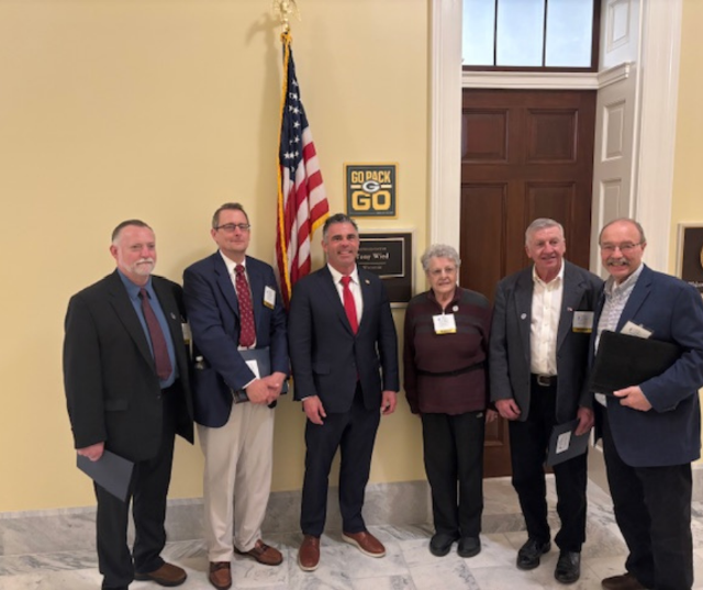 Wisconsin Congressman Tony Wied met with Wisconsin representatives from the National Association of Towns and Townships.