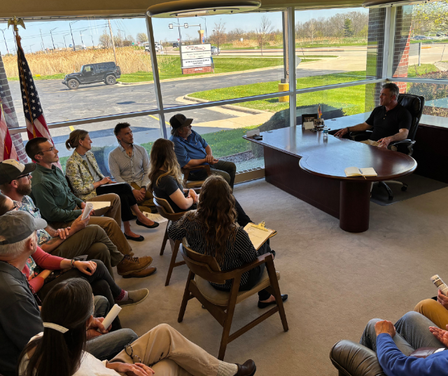 Wisconsin Congressman Tony Wied hosted members of the National Farmers Union from District 8 to discuss the Farm Bill.