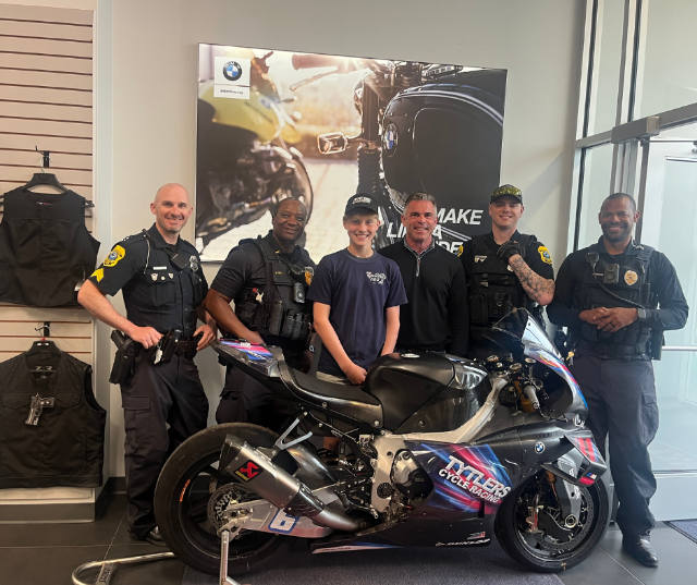 One of the Tytlers Cycle riders is 14-year-old Hank Vossberg from De Pere who is riding in the Talent Cup Championship.