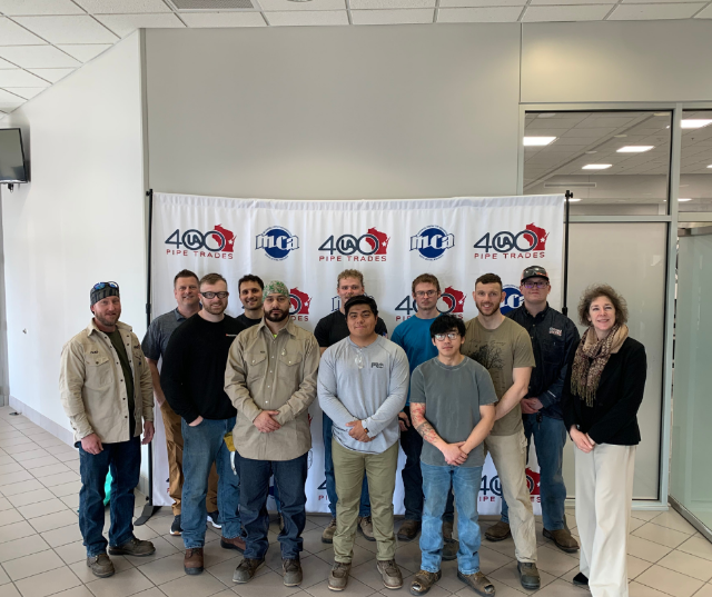 Wisconsin Congressman Tony Wied's staff visited the UA Local 400 in Kaukauna.