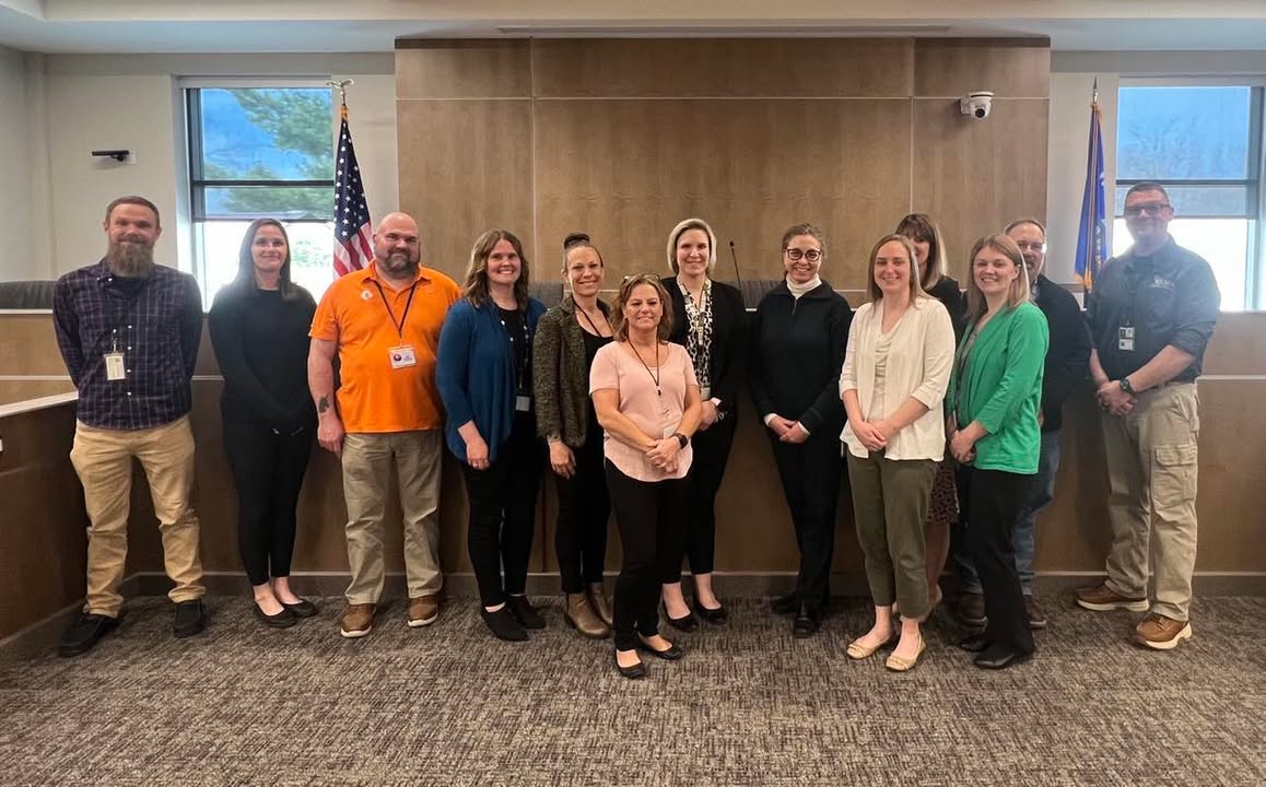 Wisconsin State Sen. Rachael Cabral-Guevara met with representatives at the Waushara County Government Center.