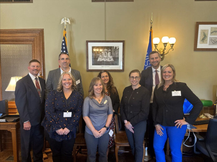 Wisconsin State Sen. Rachael Cabral-Guevara met with folks from around our area representing the Wisconsin Bankers Association.
