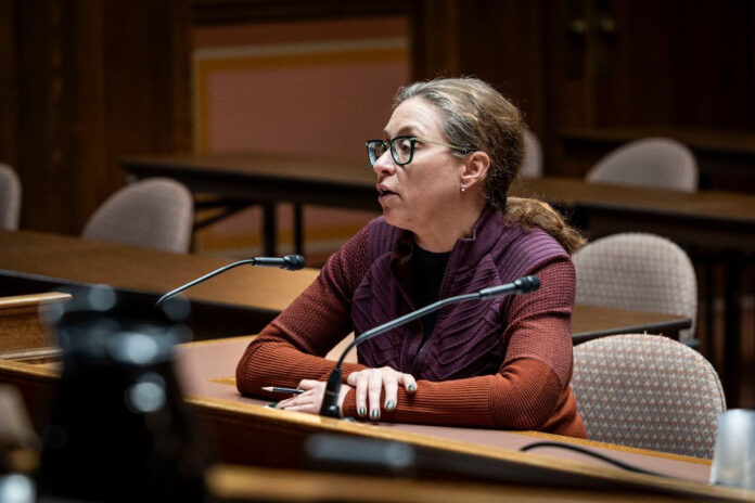 Wisconsin State Sen. Rachael Cabral-Guevara testified in favor of a bill I authored with Representative Penterman, ensuring our military recruiters have meaningful access during their allowable recruitment opportunities at our schools.