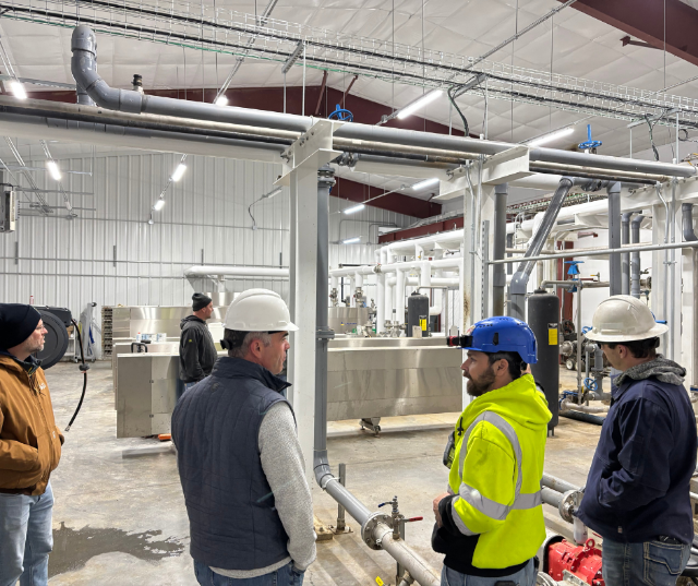 Wisconsin Congressman Tony Wied visited Tinedale Farms, a sixth-generation family farm operated by the Theunis Family, located in Wrightstown.