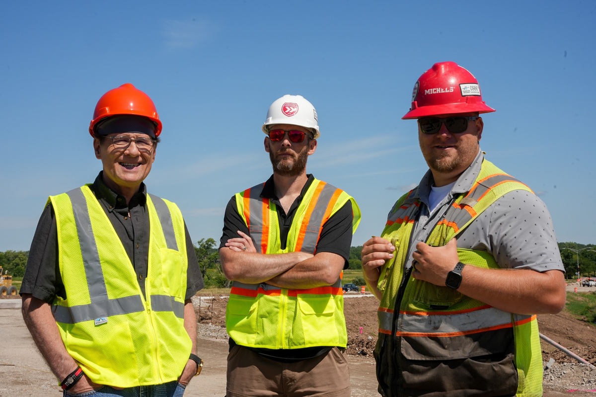 Wisconsin State Rep. Dave Murphy toured the new Ballard I-41 interchange construction project, in a tour hosted by the Wisconsin Transportation Builders Association.