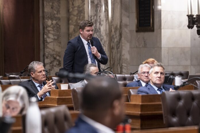 In a floor speech on July 2, Wisconsin State Rep. Nate Gustafson discussed fee schedules.