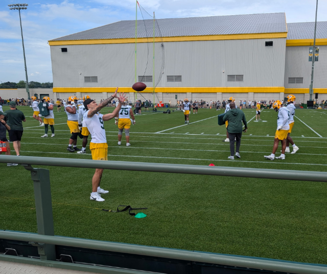 “The Pack is back.” – submitted by Wyatt in Green Bay.