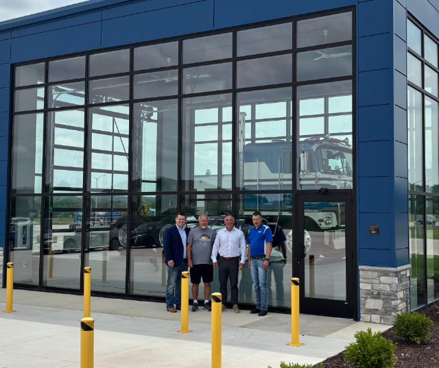 Congressman Tony Wied visited WEL Companies, leaders in the refrigerated trucking business.