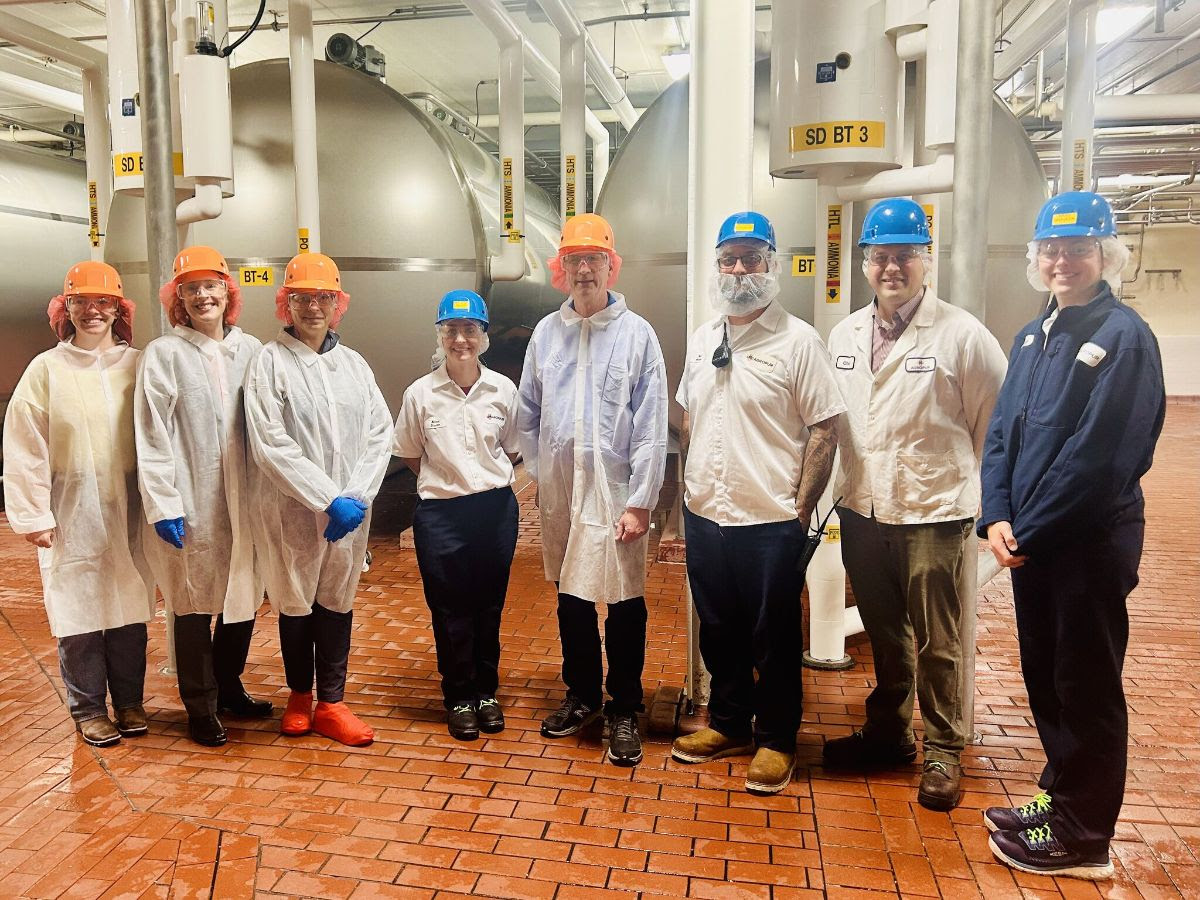 Wisconsin State Sen. Rachael Cabral-Guevara toured Agropur, North America’s largest whey protein manufacturer.