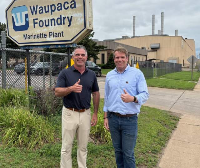 Congressman Tony Wied welcomed Deputy SBA Administrator Bill Briggs to Wisconsin's 8th District.