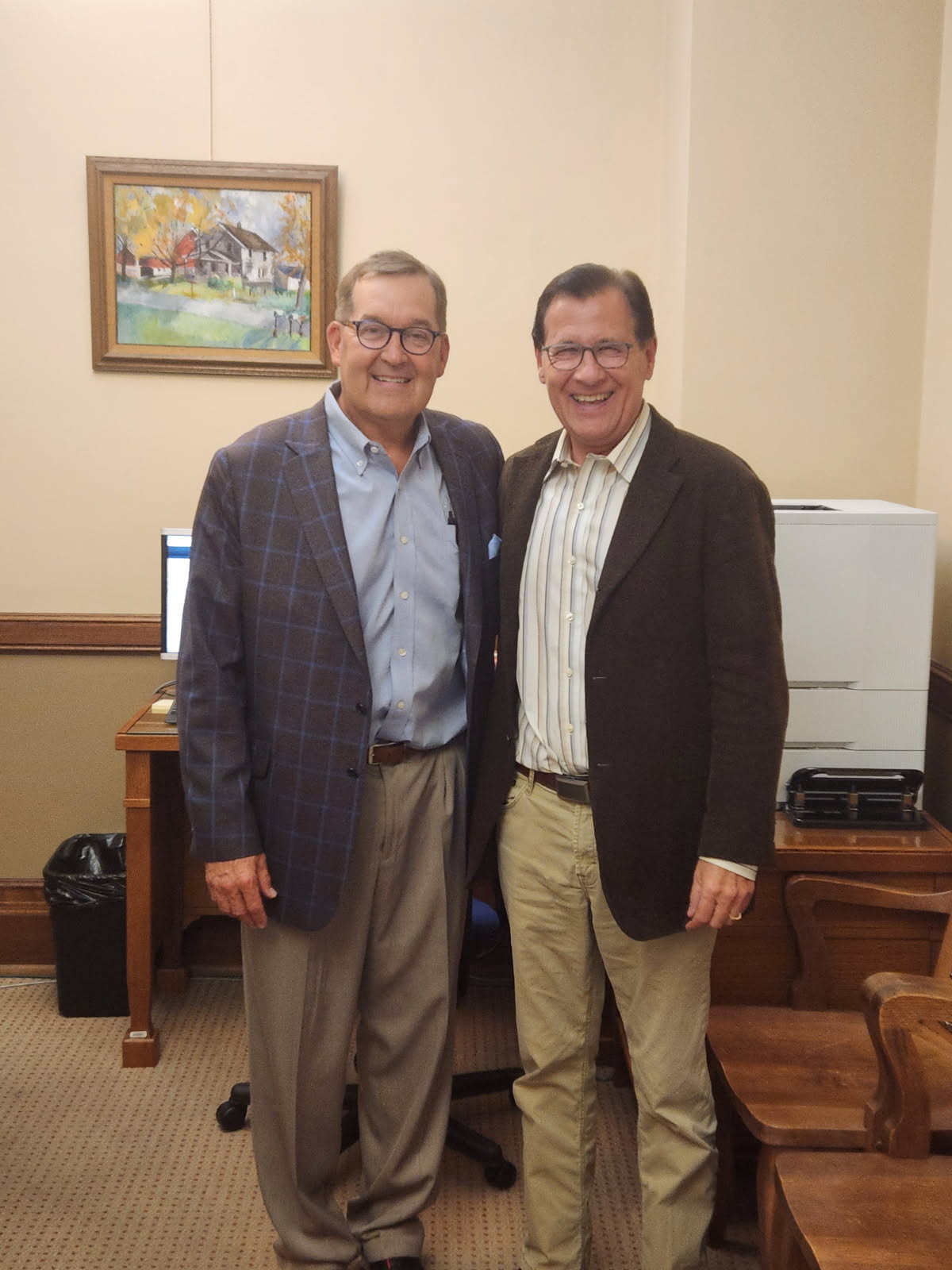 Last week my dentist Pete Hehli of Northstar Dental stopped by the office on behalf of the Wisconsin Dental Association. 