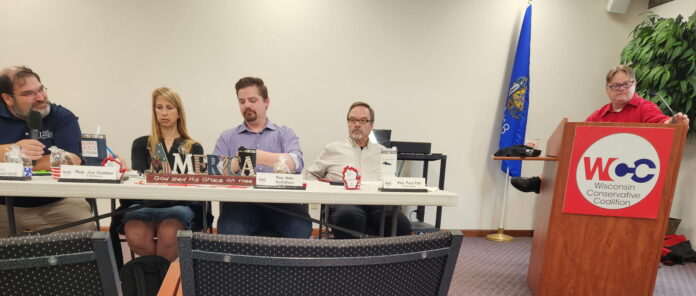 The Wisconsin Conservative Coalition held its 19th legislator Town Hall on Saturday, September 20, 2025 at Freedom Project Academy in Appleton. The event was moderated by Mike Janke, chair of the Fox Valley Initiative.