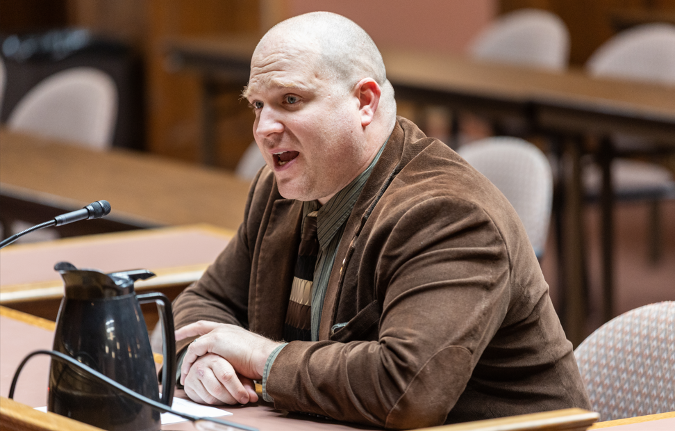 On September 16, Wisconsin State Rep. Shae Sortwell testified before the Senate Committee on Government Operations, Labor and Economic Development.