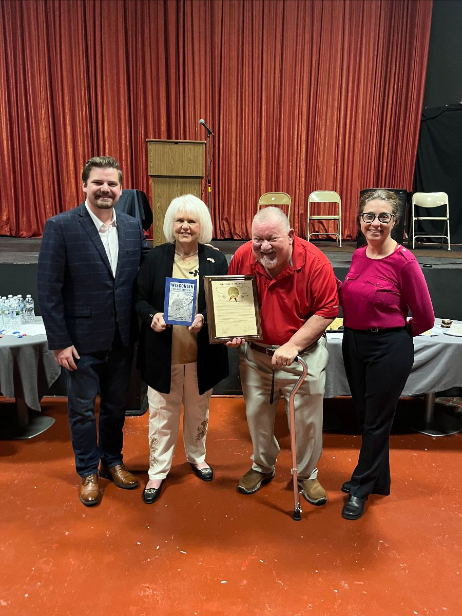 It was great to celebrate Michael Hert this week with Rep. Gustafson! 