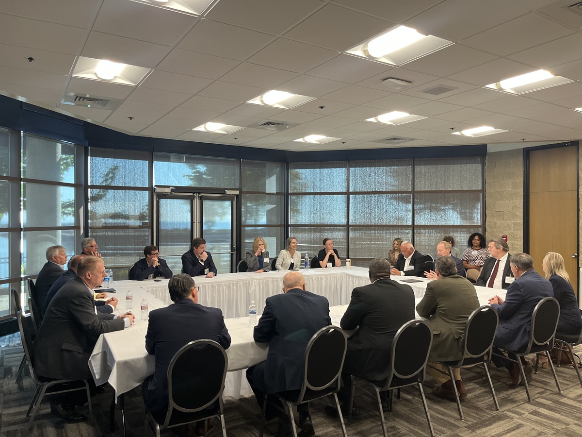 Wisconsin State Rep. Nate Gustafson attended the Microsoft Infrastructure Investment Roundtable.