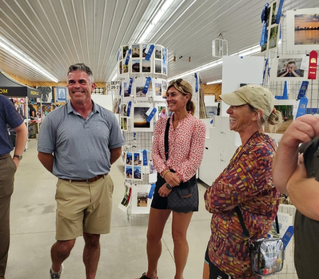 Congressman Tony Wied attended the Oconto County Fair in Gillett and met with several constituents and community leaders.