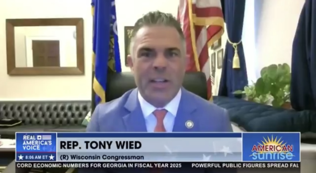 Congressman Tony Wied was interviewed by Real America's Voice.