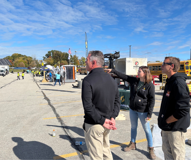 Congressman Tony Wied attended the First Annual Build My Future Event hosted by the Brown County Home Builders Association at NWTC.
