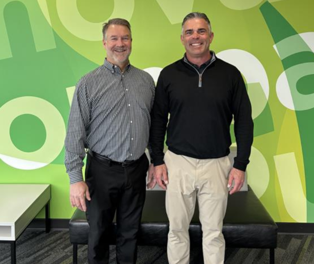 Congressman Tony Wied met with Jon Syndergaard, executive director of the CP Center in Green Bay, to tour the facility and discuss the services they provide.