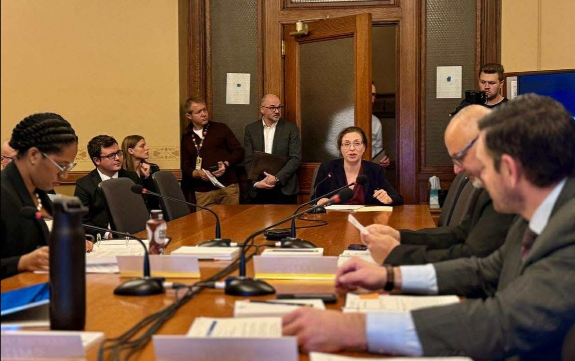 Wisconsin State Sen. Rachael Cabral-Guevara testified before the Senate Health Committee.