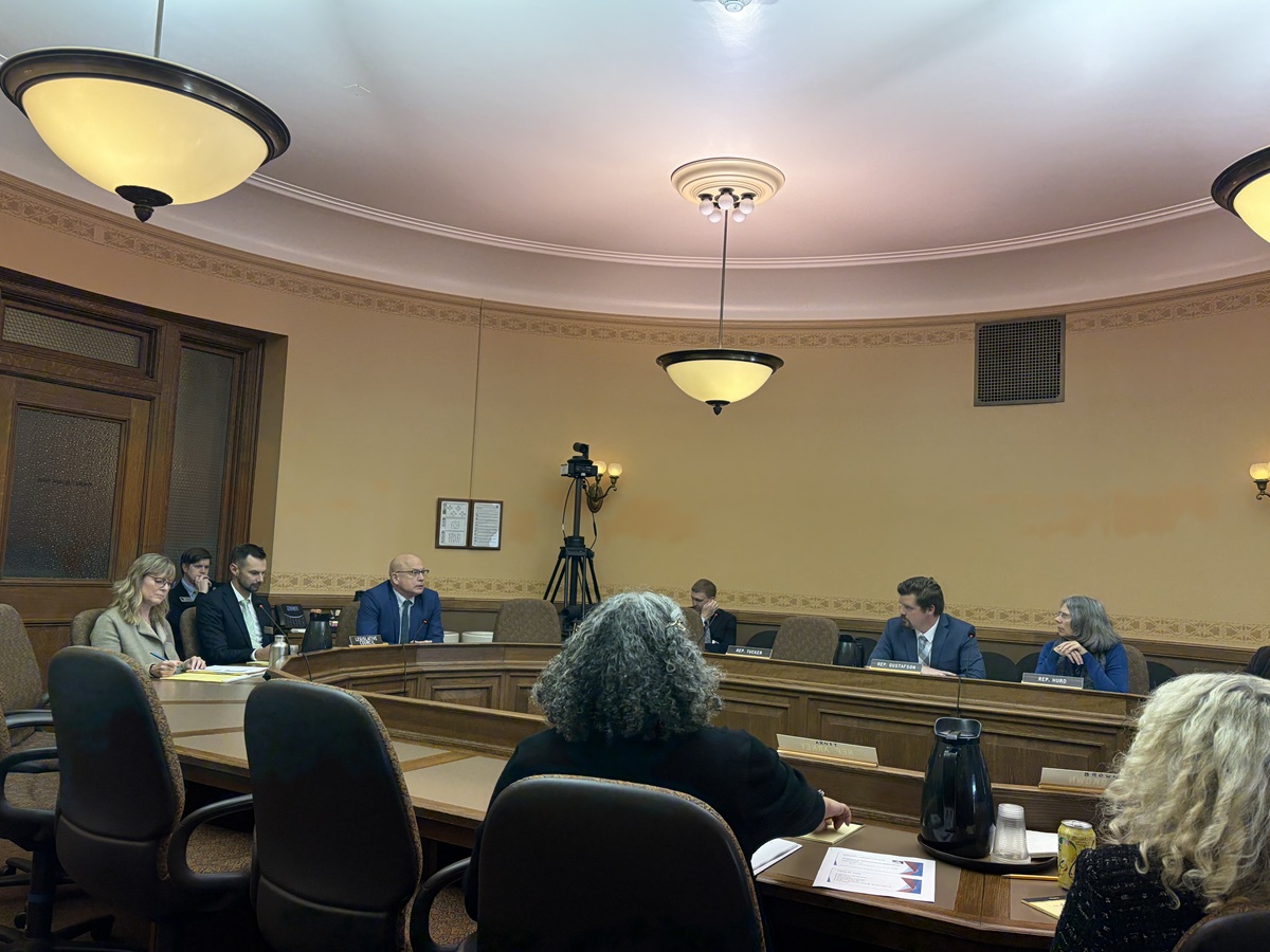 Wisconsin State Rep. Nate Gustafson nded an informational hearing of the Speaker’s Task Force on Rulemaking at the State Capitol.