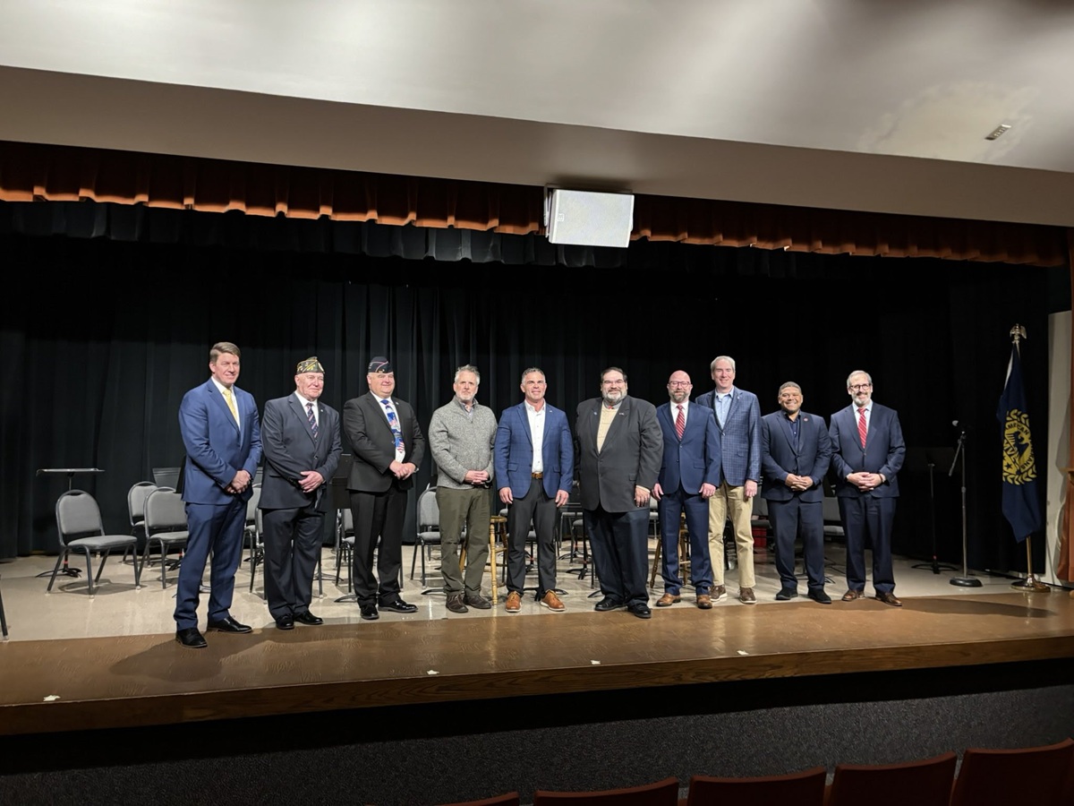 Wisconsin State Rep. David Steffen and colleagues attended a ceremony at the Neville Public Museum in Green Bay, hosted by AMVETS Post 57 of Howard-Suamico, where we honored veterans of our community and recognized 250 years of service to our country by the United States military.
