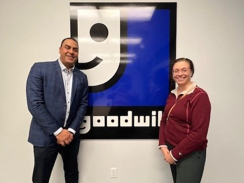 Wisconsin State Sen. Rachael Cabral-Guevara stopped by Goodwill Industries.