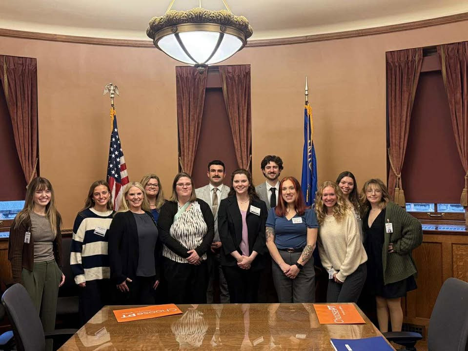 Thank you to the physical therapists for making the trip down to Madison this week!