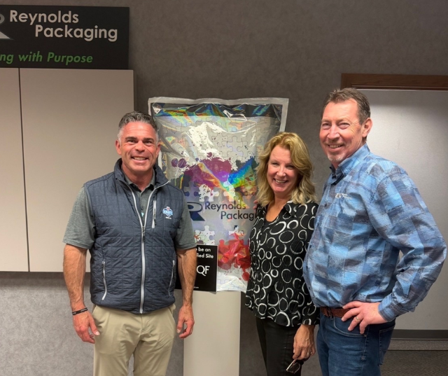 Congressman Tony Wied visited Reynolds Packaging in Green Bay. Reynolds Packaging is an impressive small business that manufacturers products that range from compostable food packaging to child safety packaging.