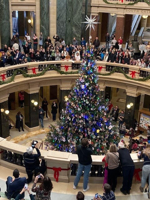 A couple of weeks ago the Capitol Christmas Tree was officially lit to mark the start of the Christmas season here at the capitol.