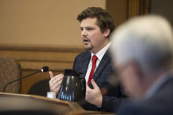 Wisconsin State Rep. Nate Gustafson testified on AB 487 in the G.O.A.T Committee on November 18, 2025.