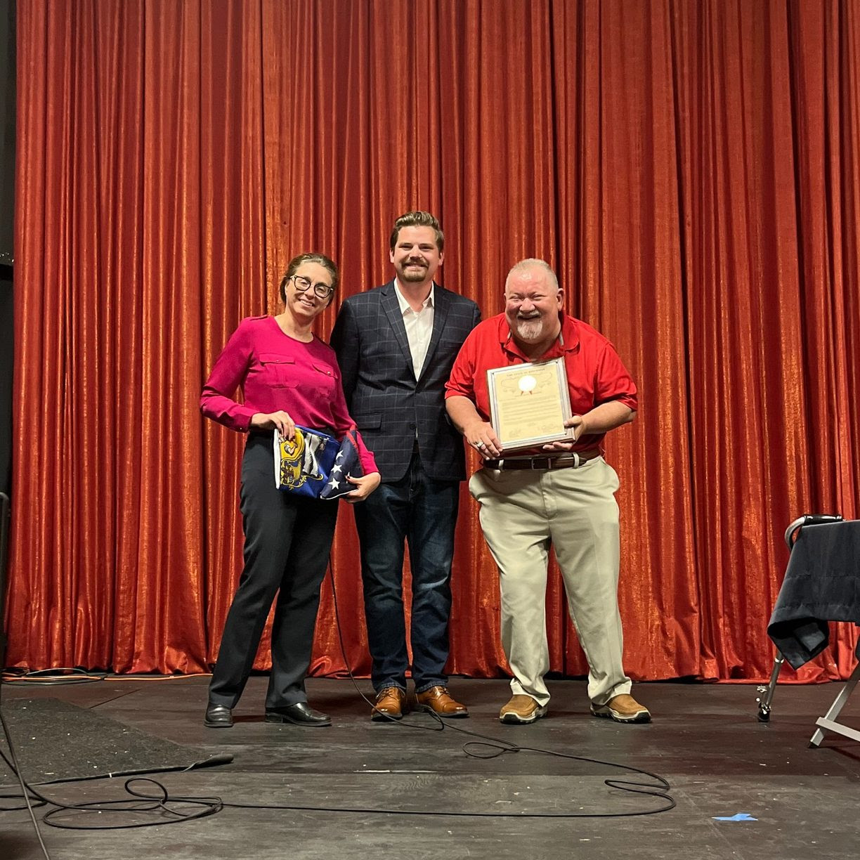 Lieutenant Colonel (Ret.) Michael Hert of Oshkosh was recognized for his extraordinary service to our country and community.
