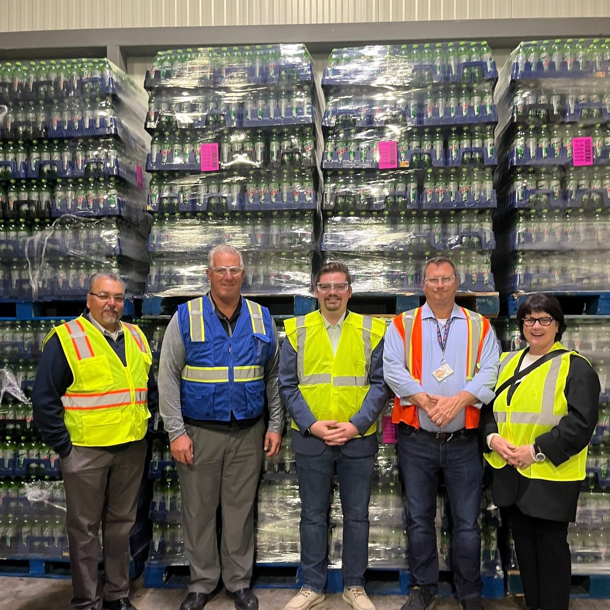 Wisconsin State Rep. Nate Gustafson toured PepsiCo on 4-28-2025.
