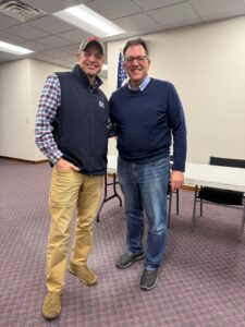 Wisconsin Gubernatorial candidate Josh Schoemann and Assembly candidate Anthony Phillips.
