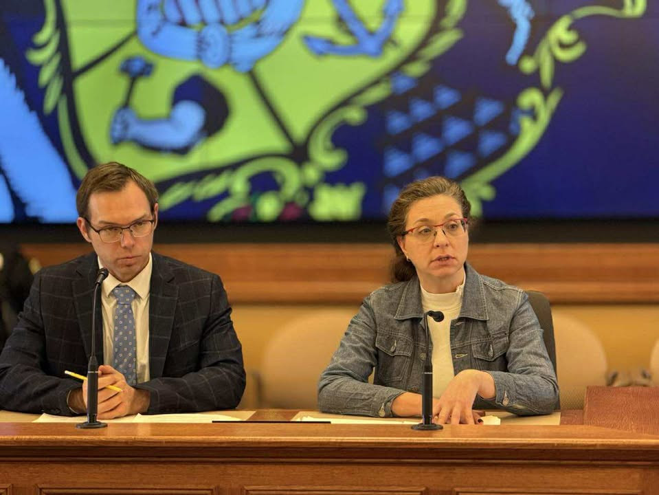 Wisconsin State Sen. Rachael Cabral-Guevara testified before the Senate Health Committee with Rep. Neylon.